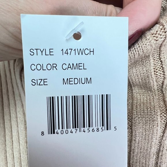 NWT WAYF Dede Collection Ribbed Midi Sweater Dress M - Picture 9 of 11